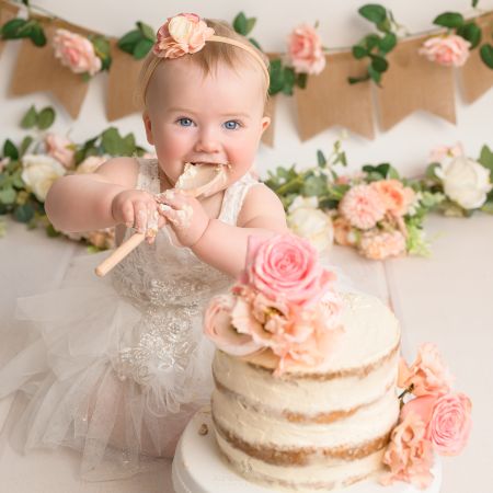 Photo de bébé 1 an anniversaire